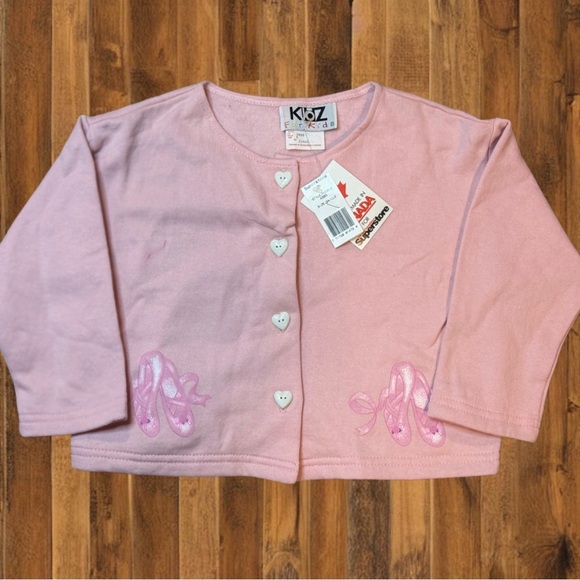 Vintage Other - 🎀 Vintage Kidz For Kids Ballet Cardigan – Size 6 – NWT – Made in Canada 🎀